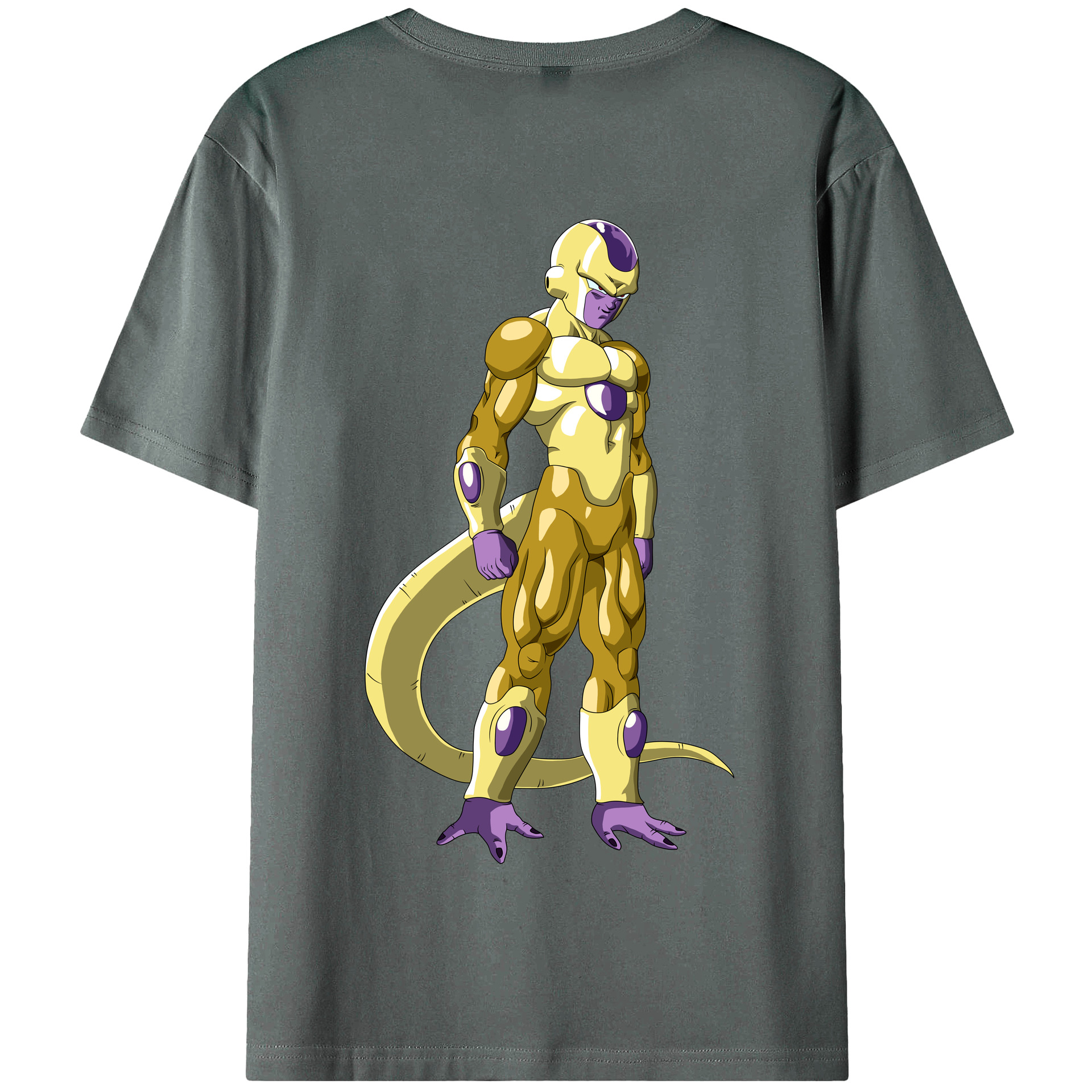 （画像用） ドラゴンボール フリーザ DRAGON BALL Frieza 綿100％半袖Tシャツ（背面プリント）